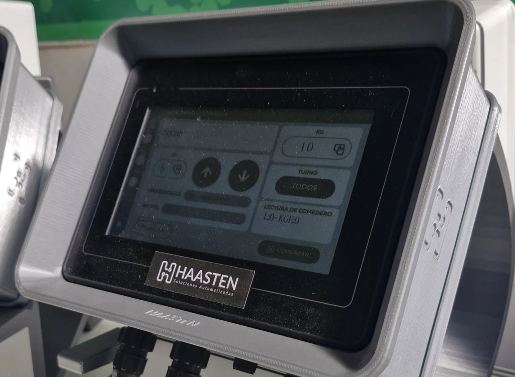 Pantalla táctil remota de la balanza de mixer - Haasten