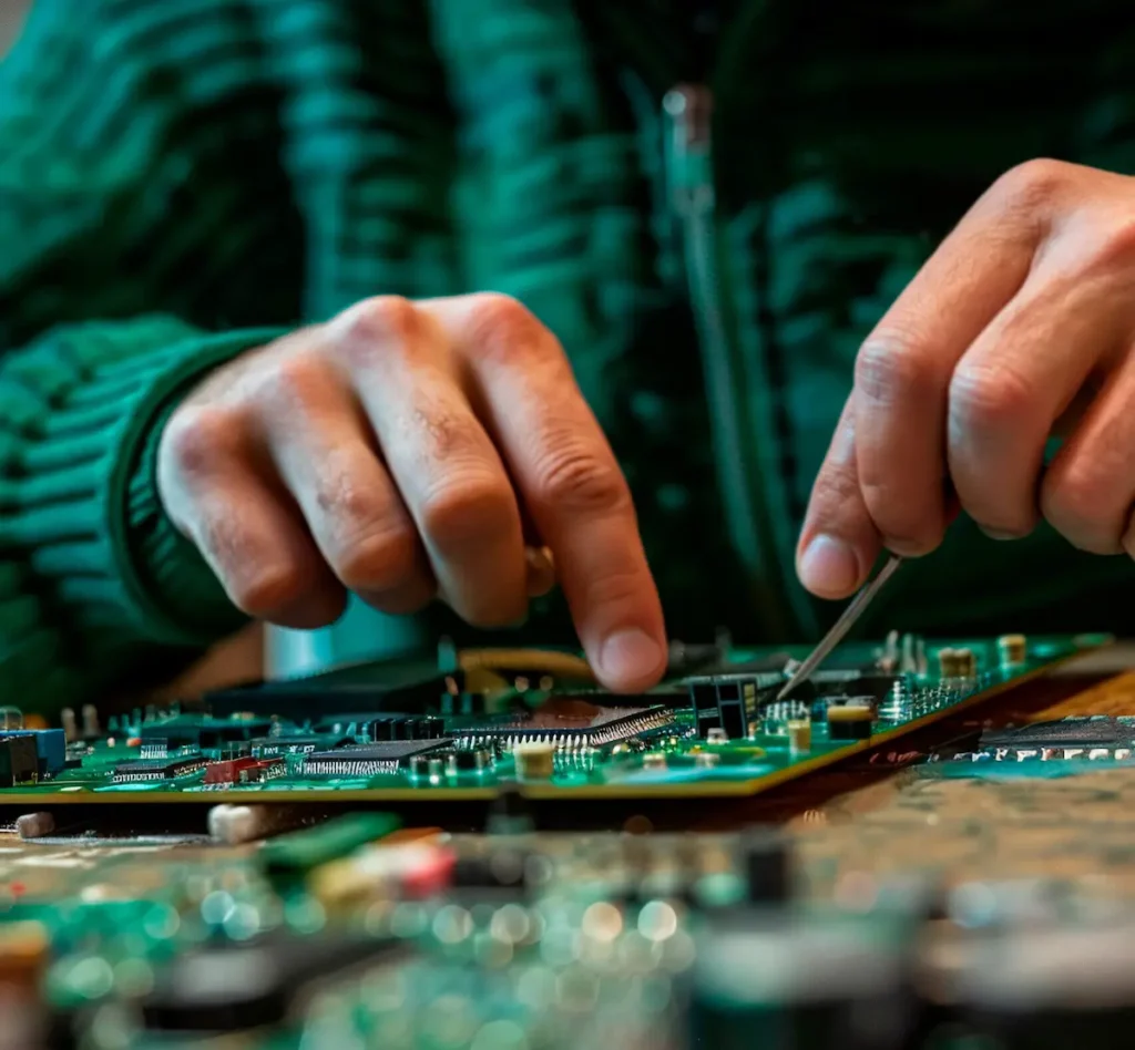 Armado de placas electrónicas para automatización